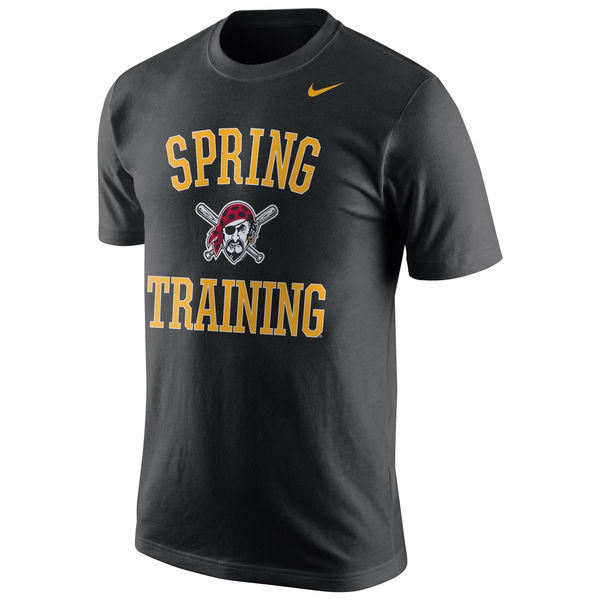 MLB Men Pittsburgh Pirates Nike Spring Training Local Phrase TShirt  Black->->Sports Accessory